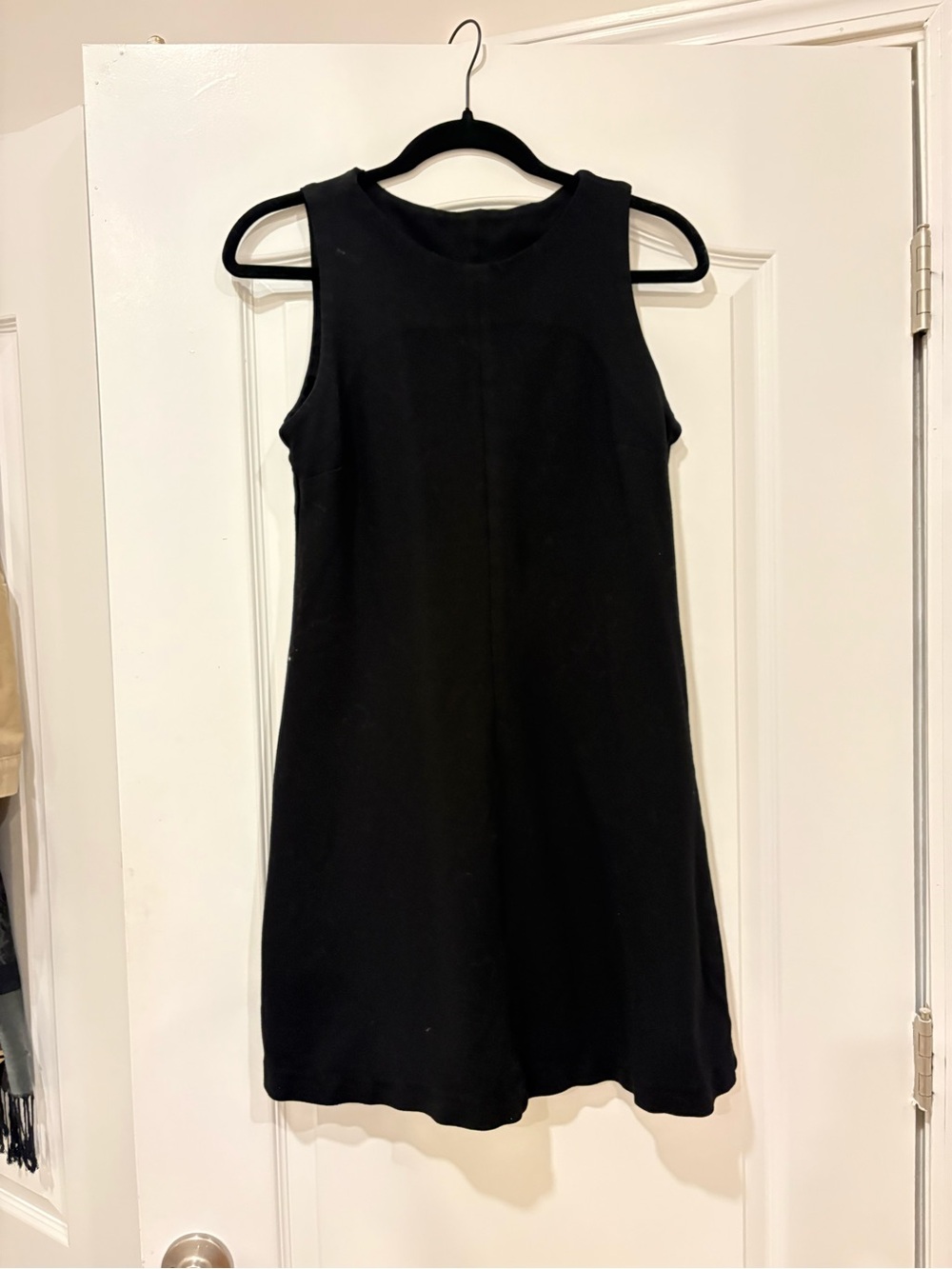 FIG Sleeveless Black Mini Dress